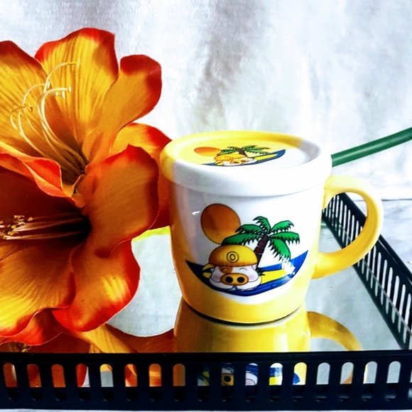 #H8 Island Pig Ceramic Mug With Lid - Picture 2 of 8